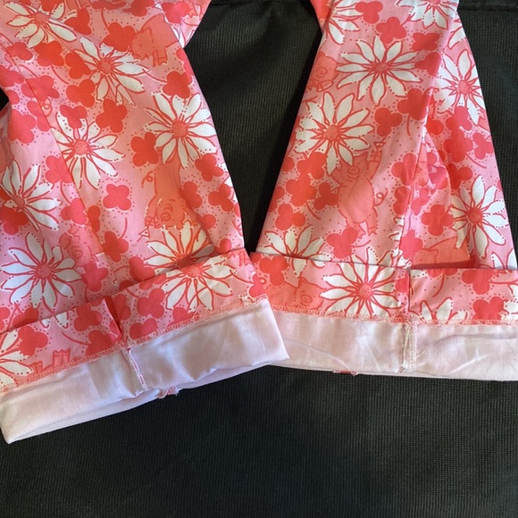 Lilly Pulitzer vintage white tag Pigs in a Blanket print cropped pants lined - Picture 8 of 14